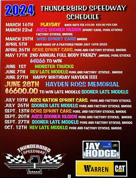 Lawrenceburg Speedway 2024 Schedule Calendar Printable - Addy Lizzie