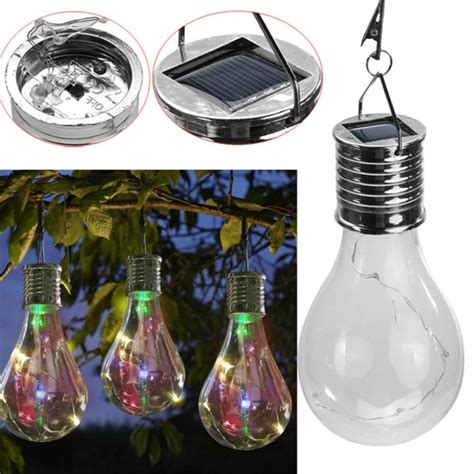 Waterproof Solar Rotatable Outdoor Garden Camping Hanging LED Light ...