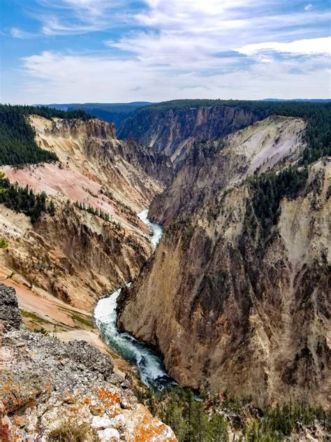 Overlooking Yellowstone River Canyon 7/25/18 [3024x4032] : EarthPorn