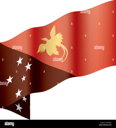 Papua New Guinea flag, vector Stock Vector Image & Art - Alamy