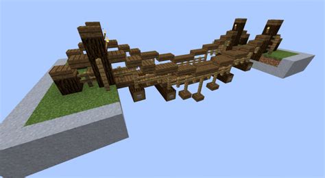 Rope Bridges + Schematic Minecraft Map