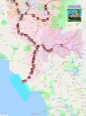 Suwannee River Basin Map | WWALS Watershed Coalition (WWALS) is ...