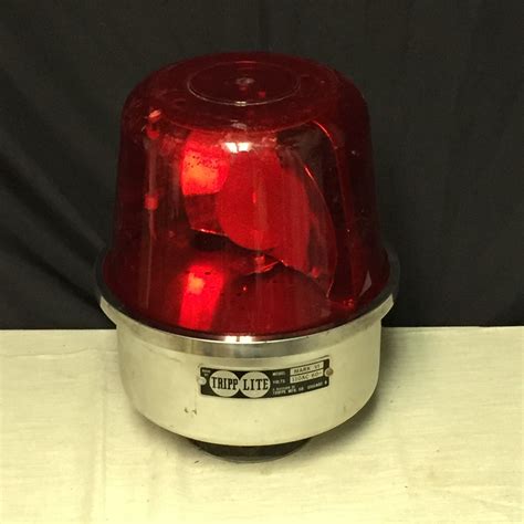 TRIPP LITE Mark-VI, Red Police Emergency Beacon Light, 8 inch, 110 Volt ...