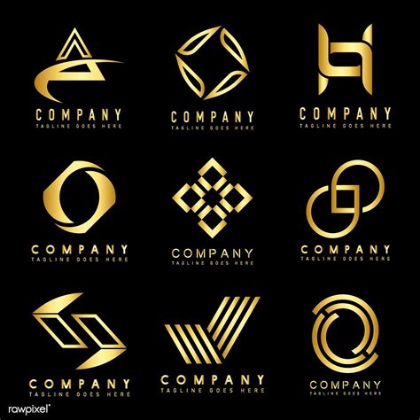 Set of company logo design ideas vector | premium image by rawpixel.com ...