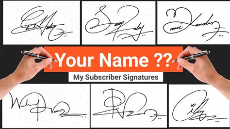 How To Sign In My Name Signature Style - Create your custom style and font.