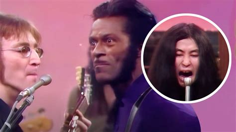 The moment Chuck Berry heard Yoko Ono screaming for…