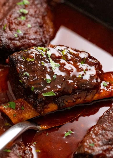 Beef Ribs in BBQ Sauce - slow cooked short ribs! | RecipeTin Eats