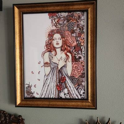 Persephone Art Print Greek Mythology Gift - Etsy