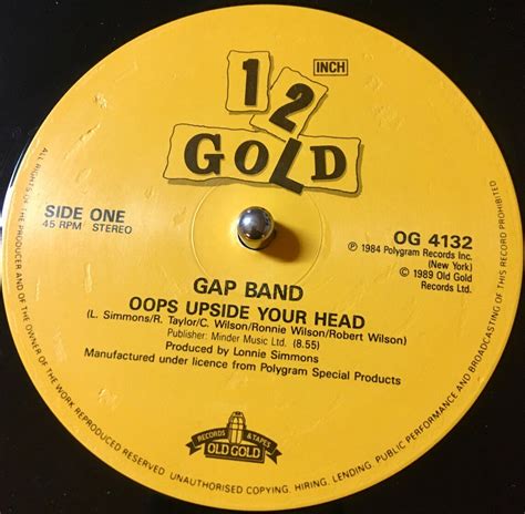 1989 the Gap Band Oops Upside Your Head / Burn Rubber on Me - Etsy