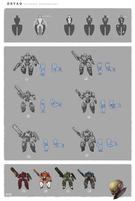 Designing Dryad by zazB on DeviantArt