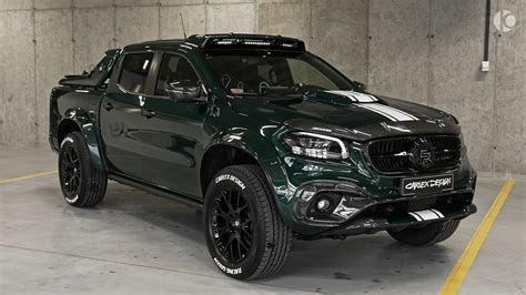 $240,000 Mercedes X-Class "Racing Green" Pickup Is Covered in Carbon ...