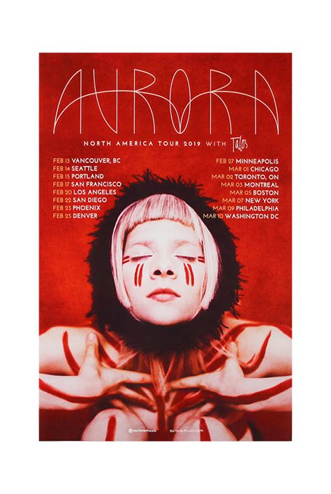 North American Tour Poster Accessory - Aurora Accessories - Online ...