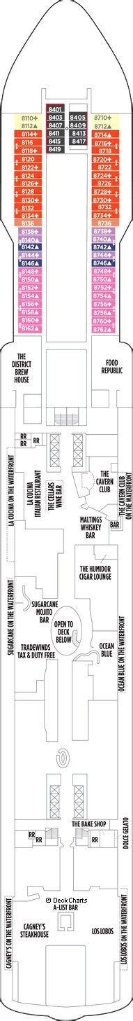 Norwegian Encore Deck Plans: Ship Layout, Staterooms & Map - Cruise Critic