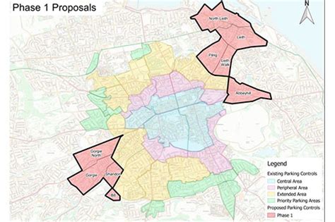 Edinburgh Parking Zones Map