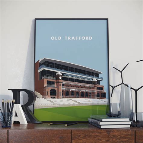 Old Trafford Cricket Ground Print By Jack's Posters