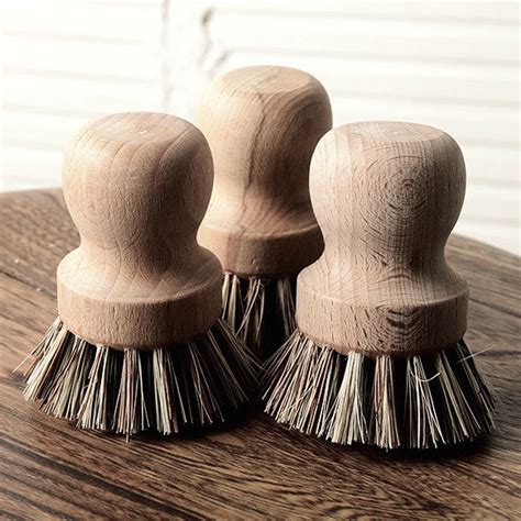 Beechwood Pot Scrubbing Brush – Scout House