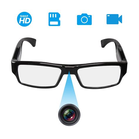 [Upgraded Version] FHD Hidden Camera Eyeglasses – Super Small ...