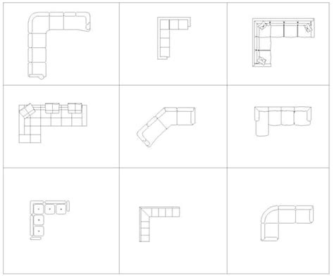 L Shape Sofa Plan Cad Block Outlet | uecavanis.edu.ec