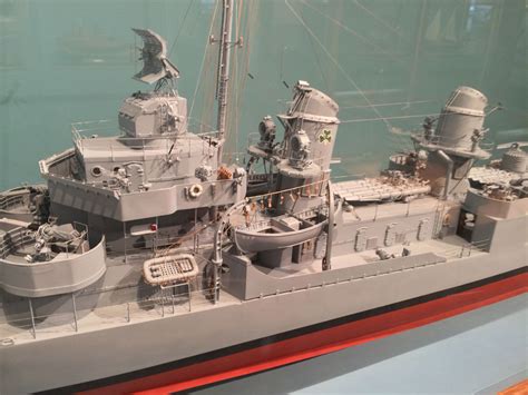 USS The Sullivans Fletcher class destroyer Model by Charles Parsons ...