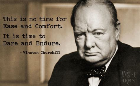 Famous Quotes: It is time to Dare and Endure – Winston Churchill – Wolf ...