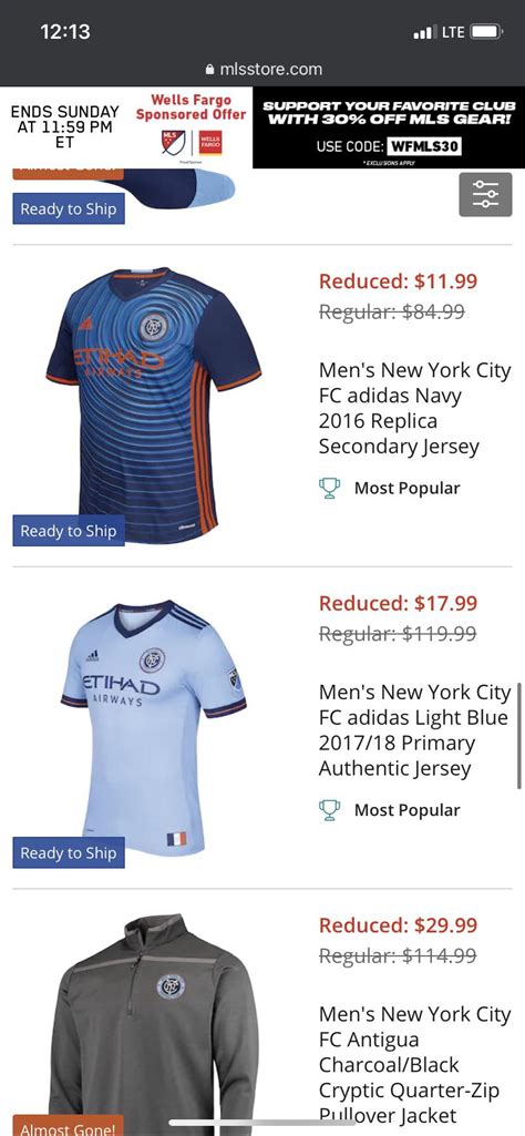 Jerseys are going for $12!!! : r/NYCFC