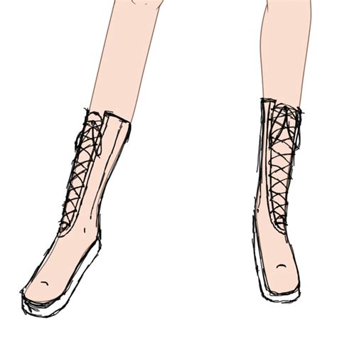 Anime Shoes Drawing | Free download on ClipArtMag