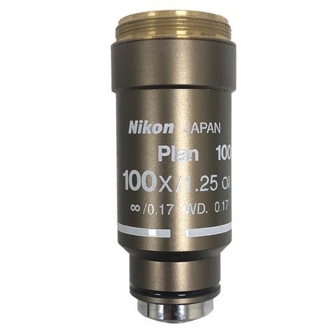 Nikon 100x Oil Plan Achromat Microscope Objective - IMEB Inc.