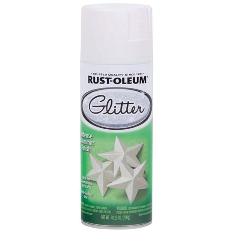 Rust-Oleum Specialty 10.25 oz. Pearl White Glitter Spray Paint-299426 ...