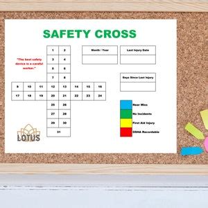 Safety Cross Template Editable Excel File - Etsy