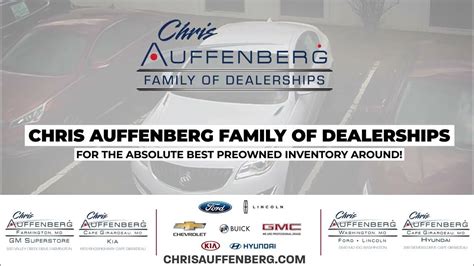 Shop the Chris Auffenberg Family of Dealerships for a Tremendous ...