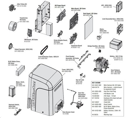 Liftmaster HDSL24Ul parts