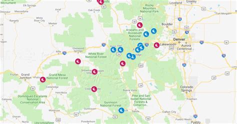 Interactive map for all Colorado ski areas