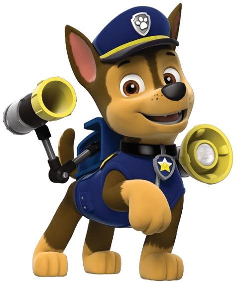 Chase) Paw Patrol Pups Png