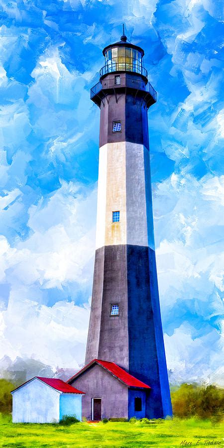 Historic Tybee Island Lighthouse Mixed Media by Mark Tisdale - Pixels