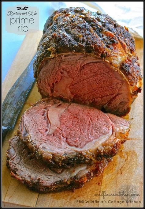 Restaurant style prime rib recipe