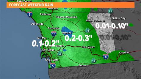 San Diego rainfall totals after Wednesday's rain | cbs8.com