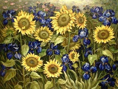 Vincent Van Gogh Sunflowers Painting Techniques - SUNFLOWER