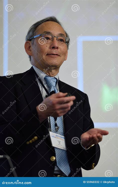 Nobel Prize Laureate in Physics Steven Chu Editorial Photography ...