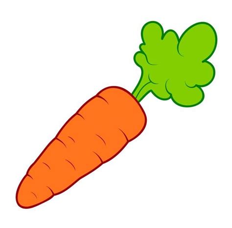 Cute Carrot Cartoon Clipart