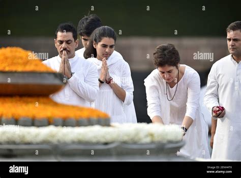 NEW DELHI, INDIA - AUGUST 20: Robert Vadra, his son Raihan, daughter ...