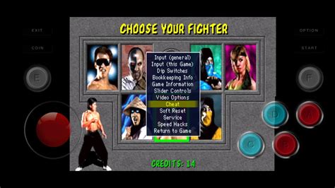 Mortal Kombat 1 - Mame4Droid (v0.139u1) Cheats. - YouTube