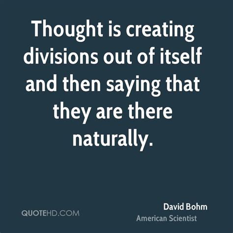 David Bohm Quotes. QuotesGram