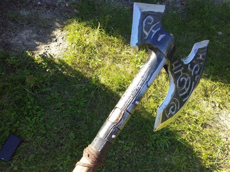 Axe Functional Replica of the Iron Battle Axe From Computer | Etsy