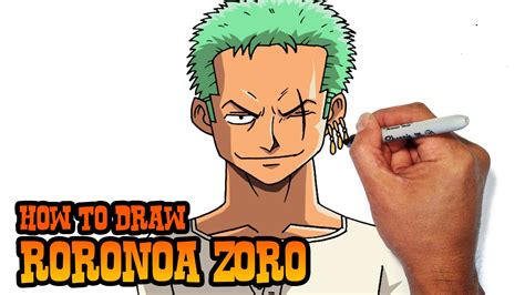 How to Draw Zoro - One Piece