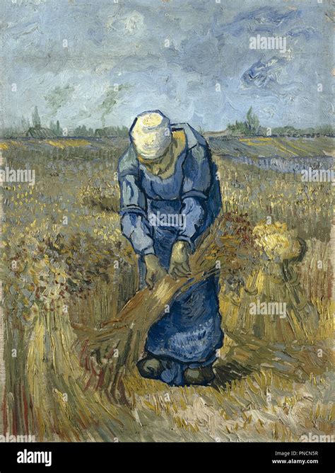 Vincent van gogh sheaves wheat hi-res stock photography and images - Alamy