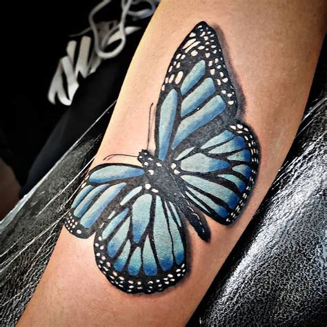 Top 63+ Best Blue Butterfly Tattoo Ideas - [2021 Inspiration Guide]