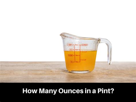 How Many Ounces in a Pint?