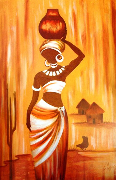 #OilPaintingVarnish #OilPaintingWoman | African art paintings, African ...