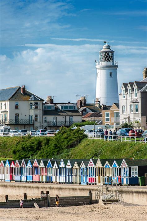 Southwold Lighthouse in Suffolk stands proud overlooking Southwold ...