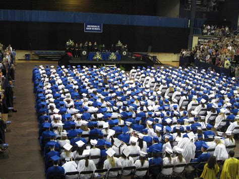 Brunswick High School graduates and families pack the JAR Arena for ...